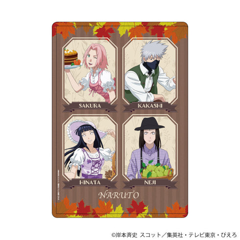 『NARUTO-ナルト- 疾風伝』キャラクリアケース30/サクラ&カカシ&ヒナタ&ネジ 収穫祭ver.(描き下ろしイラスト)